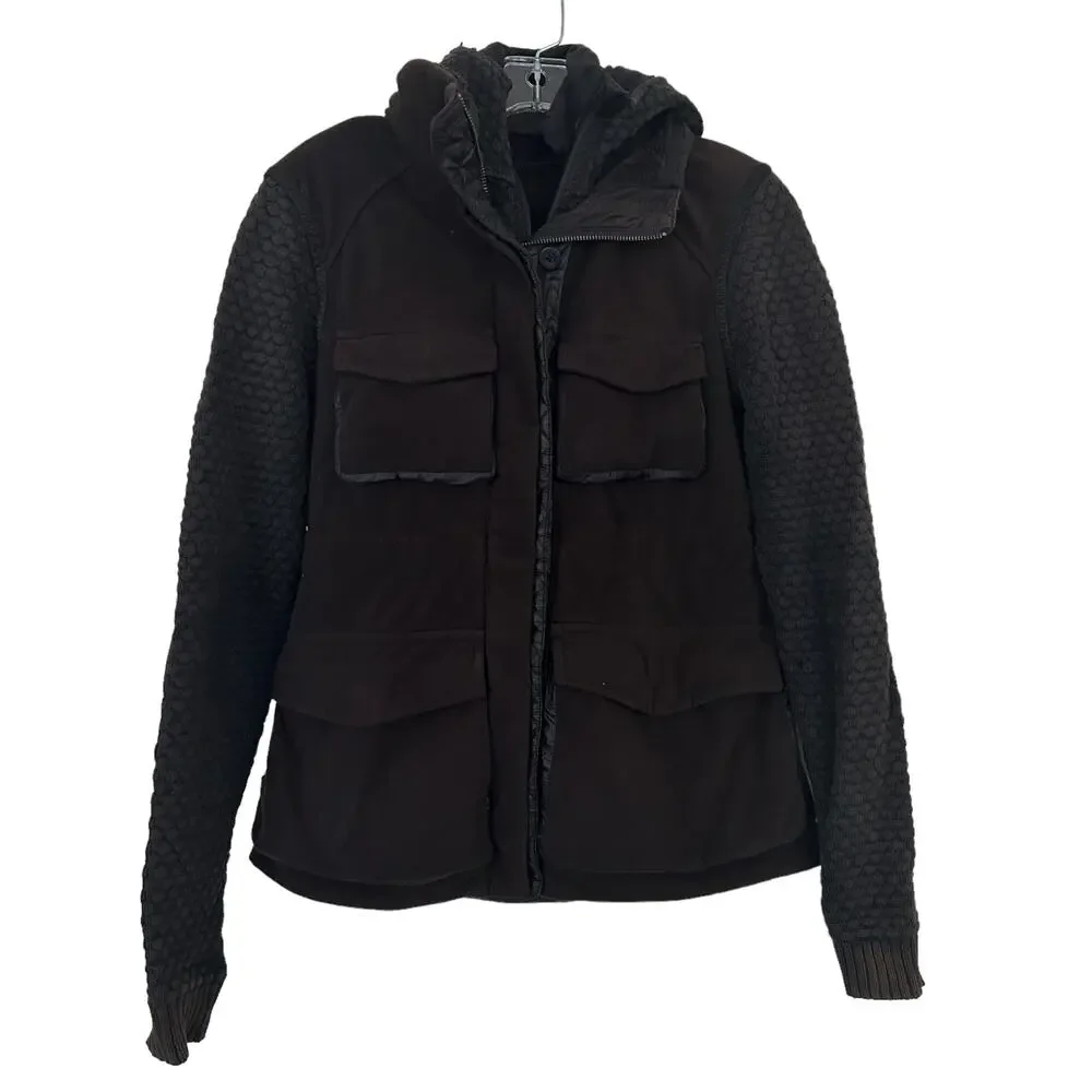 Lululemon Black Miracle Jacket Sz 6